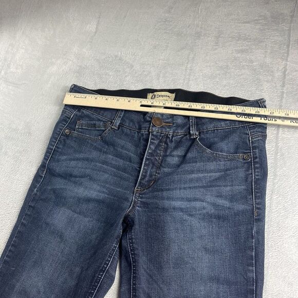 Democracy Women Jeans Sz 12 Blue Denim Boot Cut AB Technology Dark Wash Stretch - Picture 4 of 10